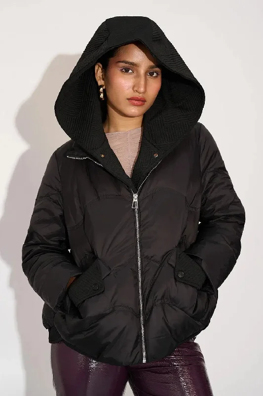 Snuggle Up Women's Hooded Puffer Jacket Women's casual jackets