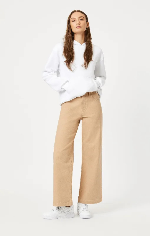 PALOMA WIDE LEG IN NATURAL SAND DENIM