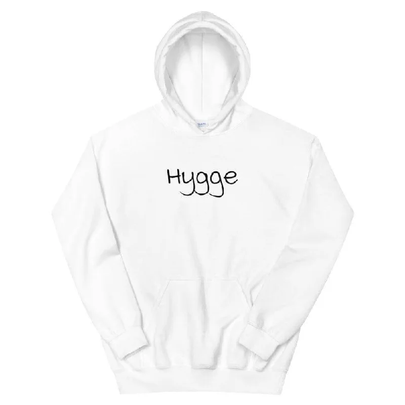 Hygge Unisex Hoodie Fleece Zip-up Hoodie