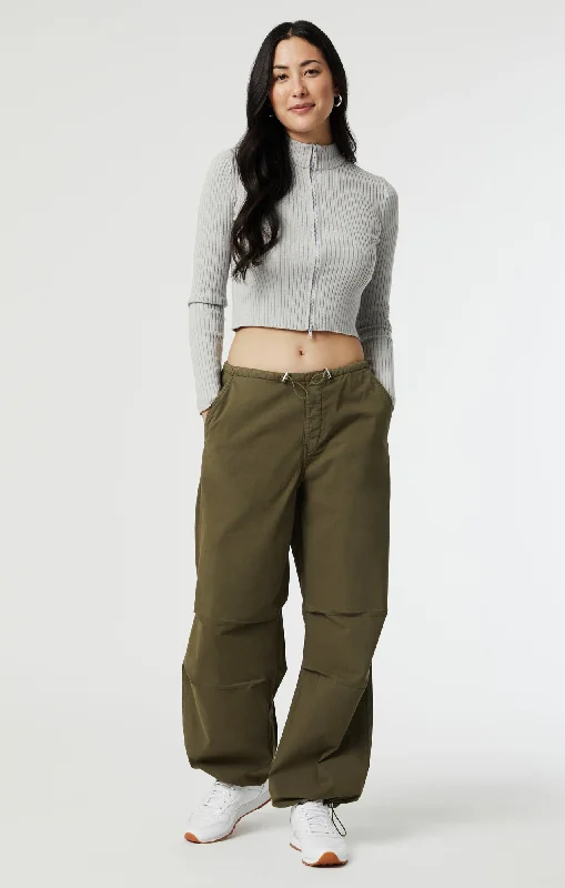 HILL PARACHUTE PANTS IN KHAKI MOVE