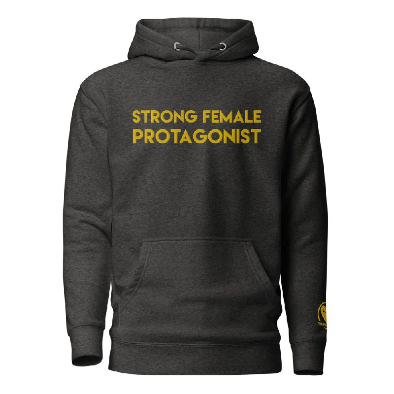 Strong Female Protagonist - Yellow Embroidered Premium Unisex Hoodie Casual Hoodie Sweatshirt Look