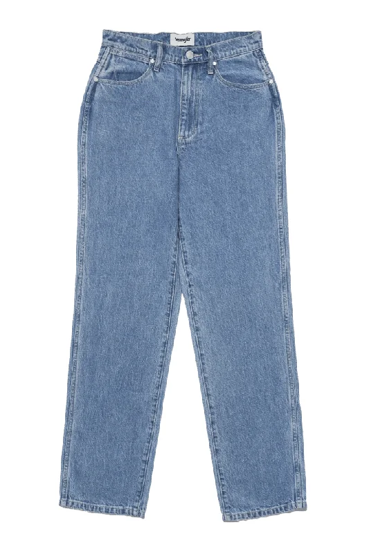 WRANGLER FRANCES MID STRAIGHT JEAN - CONTRABAND