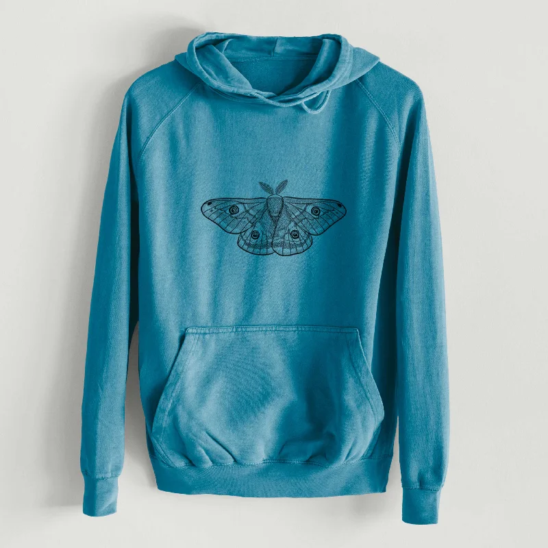 Saturnia pavonia - Small Emperor Moth  - Mid-Weight Unisex Vintage 100% Cotton Hoodie Hoodie Sweatshirt Chic