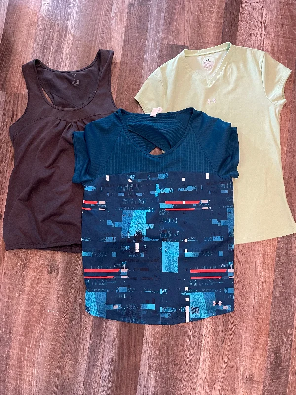 Lot of 3- Under Armour & Old Navy Athletic Shirts Womens size Medium Sporty Sweatshirts for Women