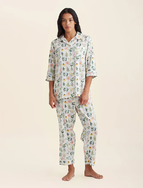 Delphine Crop PJ Best pajama sets for sensitive skin