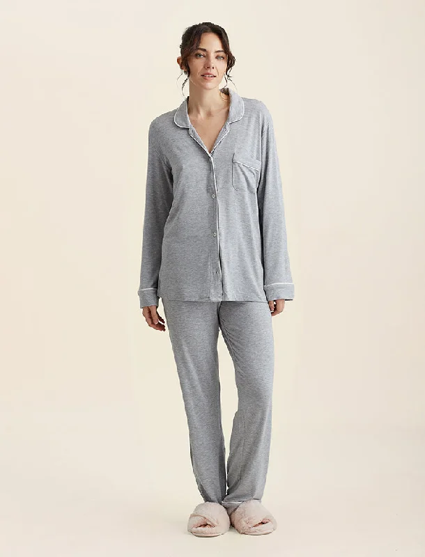 Kate Modal Soft Full Length PJ Set Two-piece pajama sets