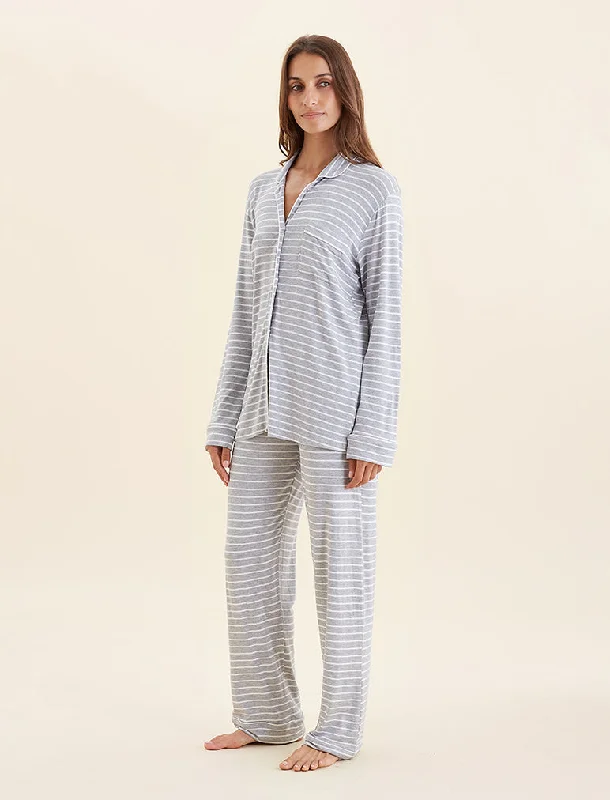 Kate Modal Soft Full Length PJ Set Floral pajama sets