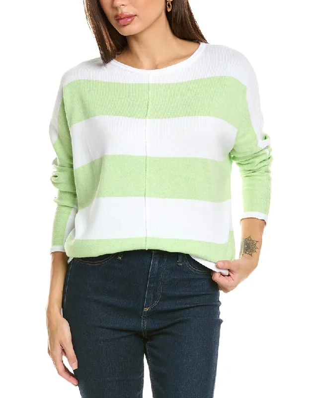 Forte Cashmere Bold Stripe Dolman Sweater Zara sweaters