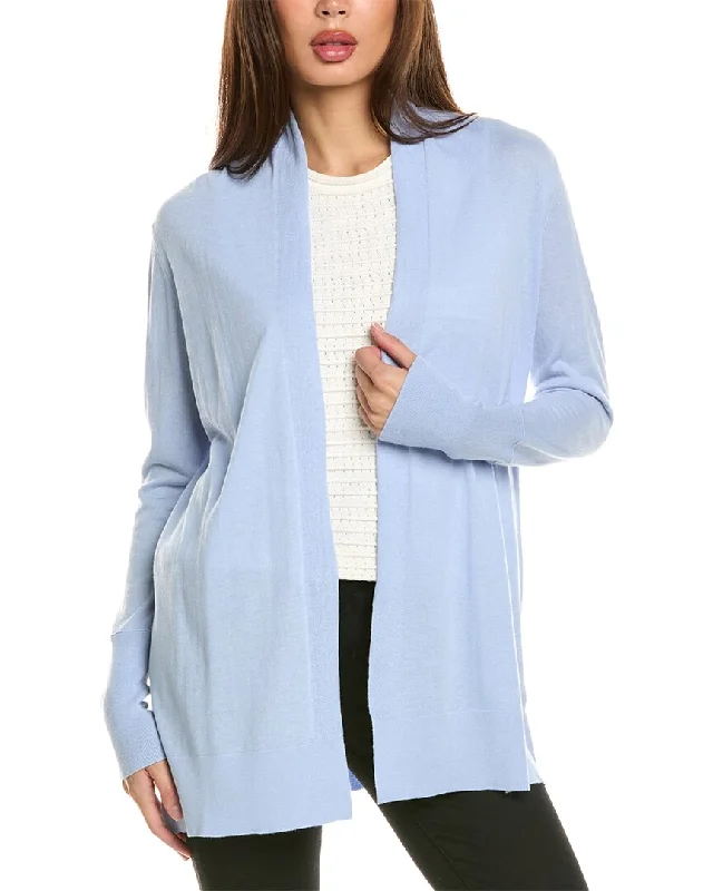 Forte Cashmere Easy Silk & Cashmere-Blend Cardigan Streetwear sweaters