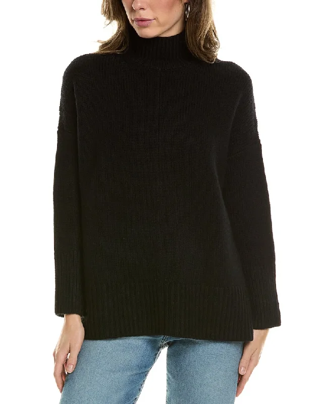 Vince Trapeze Turtleneck Wool & Cashmere-Blend Sweater Casual sweaters