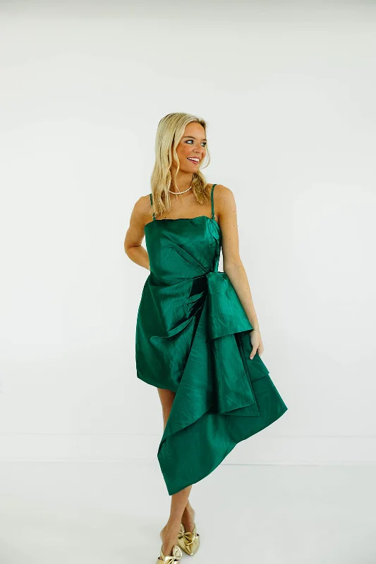 Diana Mini Dress - Hunter Green High-end mini dresses