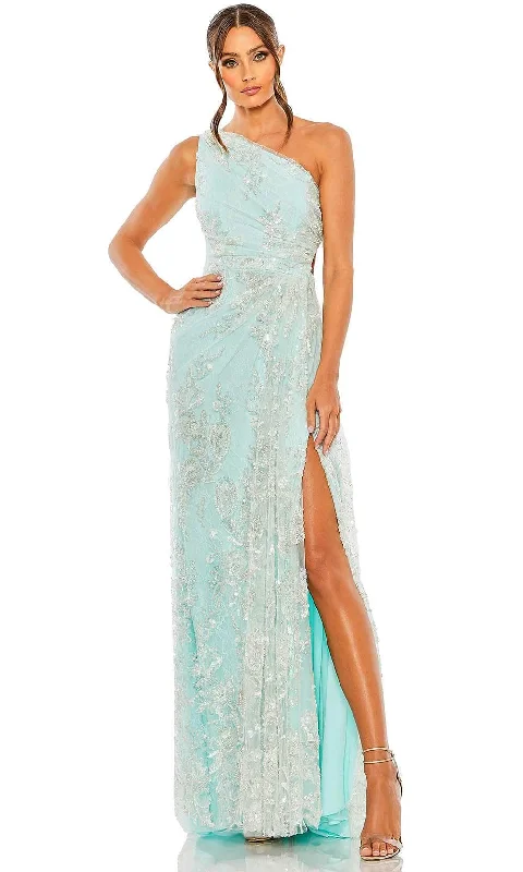 Mac Duggal 68507 - Beaded Lace Asymmetric Evening Gown Versatile party dresses for any occasion