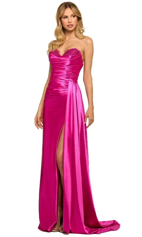 Sherri Hill 55230 - Strapless Ruched Bodice Evening Gown Formal party dresses