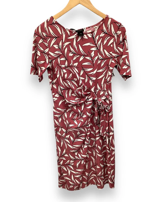 Dress Casual Midi By Ann Taylor In Floral Print, Size: Xs Best midi dresses for hourglass body shape