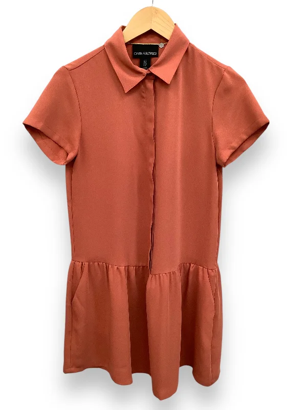 Dress Casual Midi By Cynthia Rowley In Orange, Size: Xs Flattering midi dresses for all body types