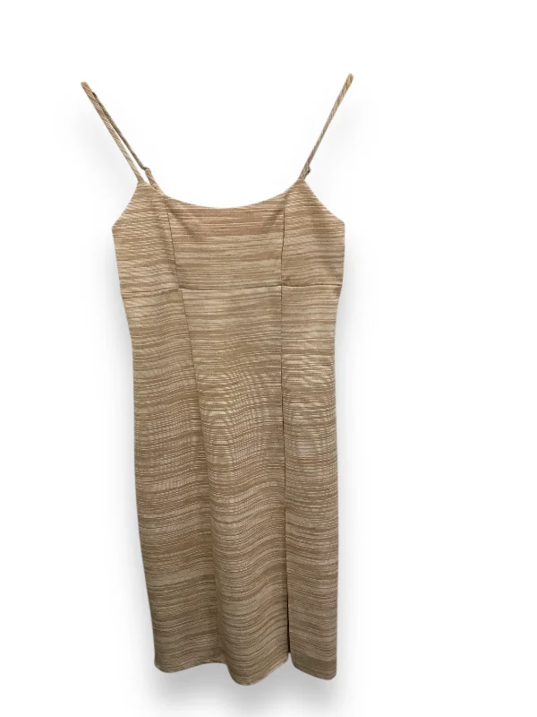 Dress Casual Midi By Forever 21 In Tan, Size: S Bodycon midi dresses