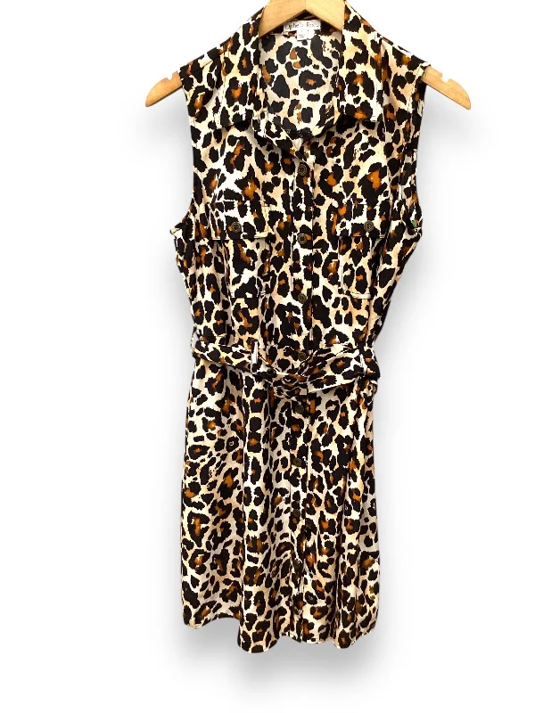 Dress Casual Midi By Ophelia Roe In Animal Print, Size: S Smocked midi dresses