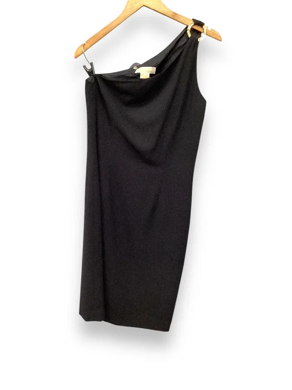 Dress Party Midi By Michael Kors In Black, Size: M Cocktail midi dresses