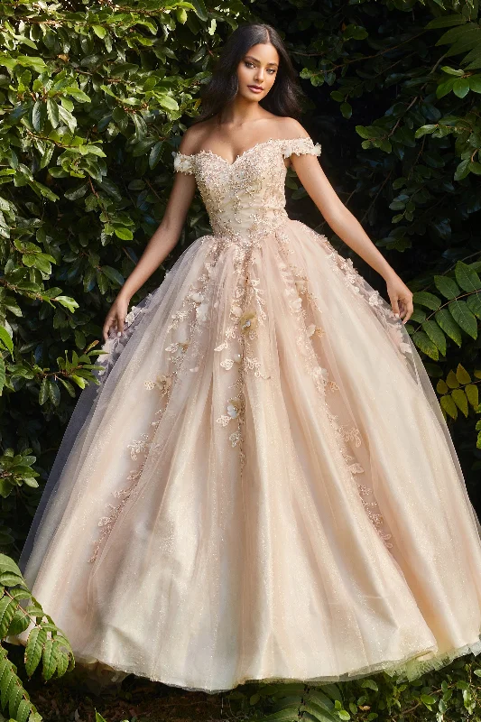 **Cinderella Divine's Enchanting Floral Ballgown for Unforgettable Moments** Organza floral dresses