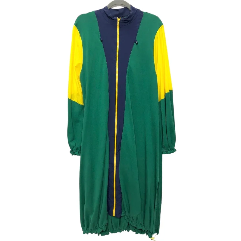 Jacket Other By Zara In Green & Yellow, Size: L Earthy tone unclassified dresses