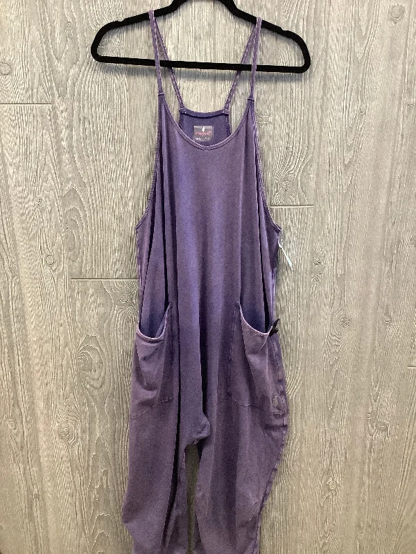 Jumpsuit By Free People In Purple, Size: M Holiday unclassified dresses