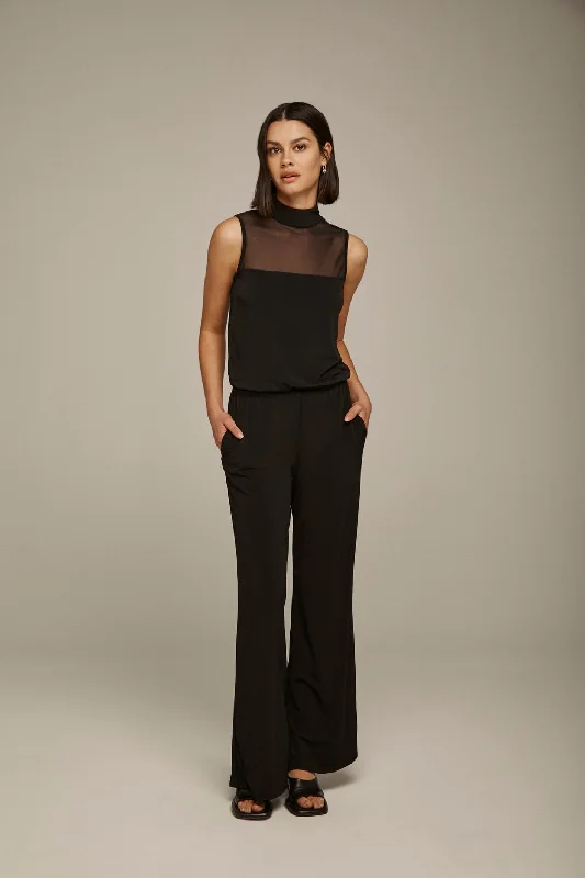 Mesh Turtleneck Jumpsuit Affordable unclassified dresses