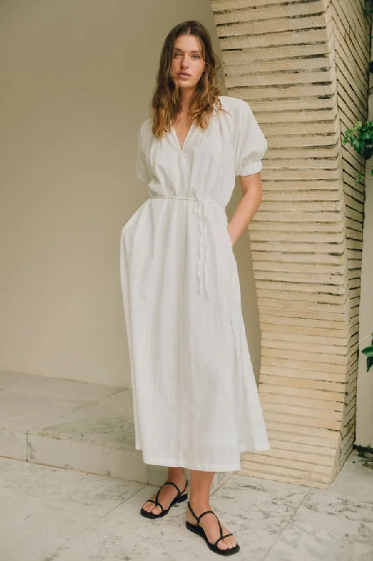 Assembly Broderie Anglaise Maxi Dress White Anglaise Check Maxi Skirt Look