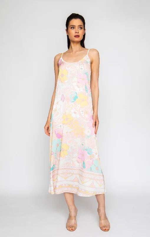 Lucky Chrams Long Chemise Floral Maxi Skirt