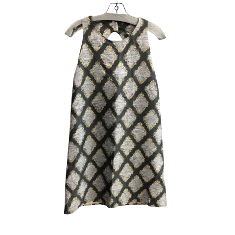 Dress Casual Midi By Collective Concepts In Black & Grey, Size: S Casual A-line Skirt