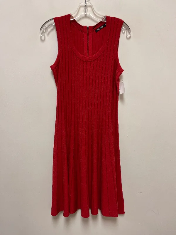 Dress Casual Midi By Nic + Zoe In Red, Size: S Warm Midi Skirt